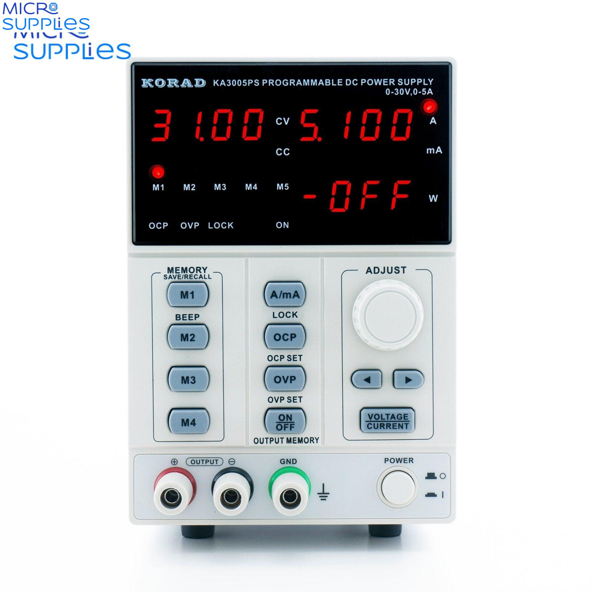 Korad 3005ps labvoeding